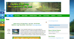 Desktop Screenshot of centronocaminhodaluz.com.br